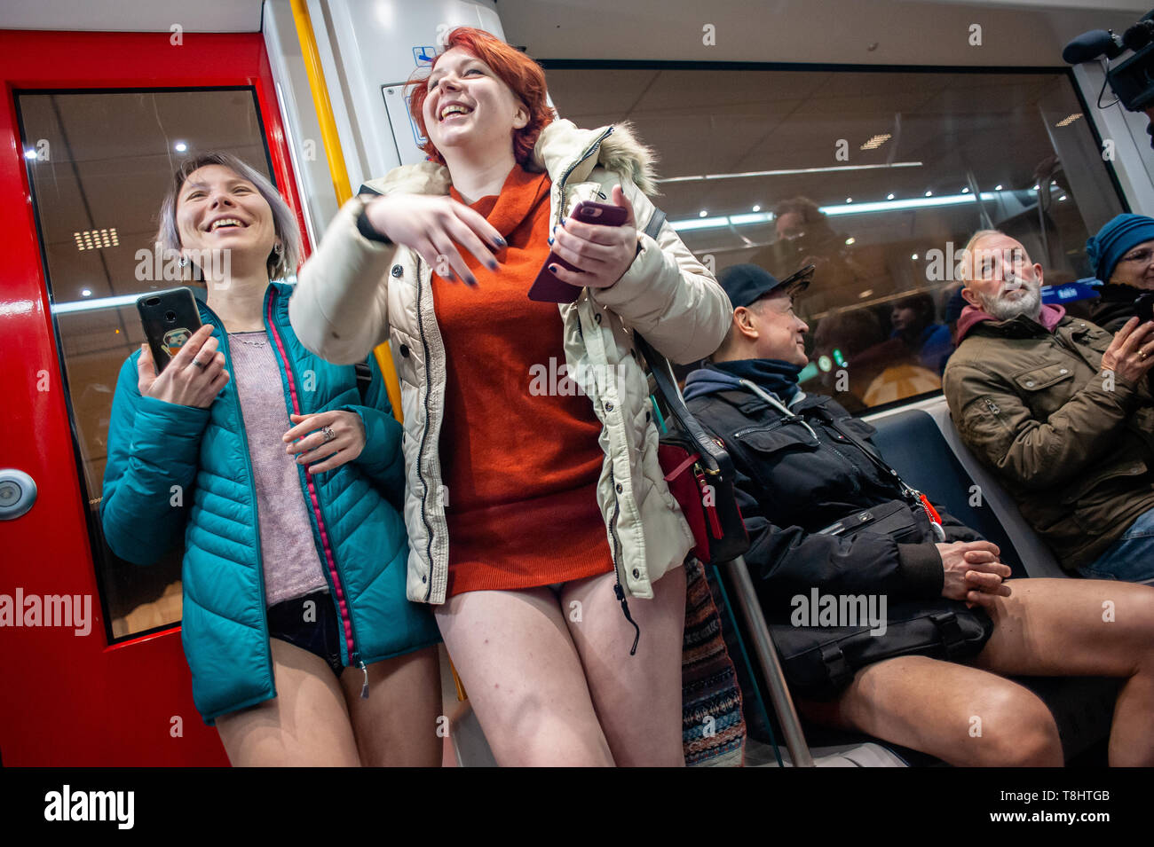 No Pants Subway Ride High Resolution Stock Photography and Images - Alamy