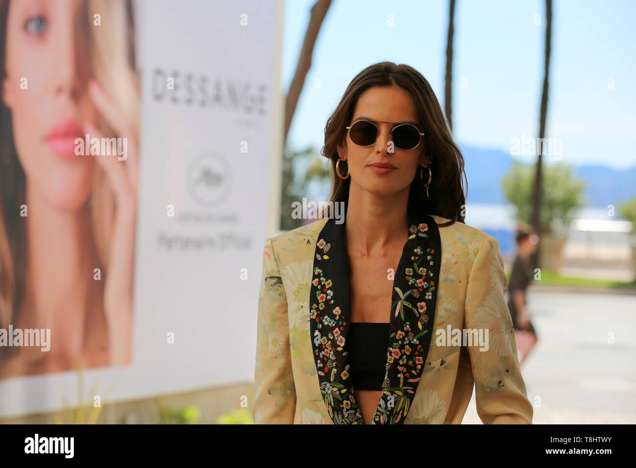 Cannes, France - 13th May, 2019:Brazilian supermodel Izabel Goulart attends the official jury dinner of the 72nd Cannes Film Festival at the Martinez Hotel (Credit: Mickael Chavet/Project Daybreak/Alamy Live News) Stock Photo