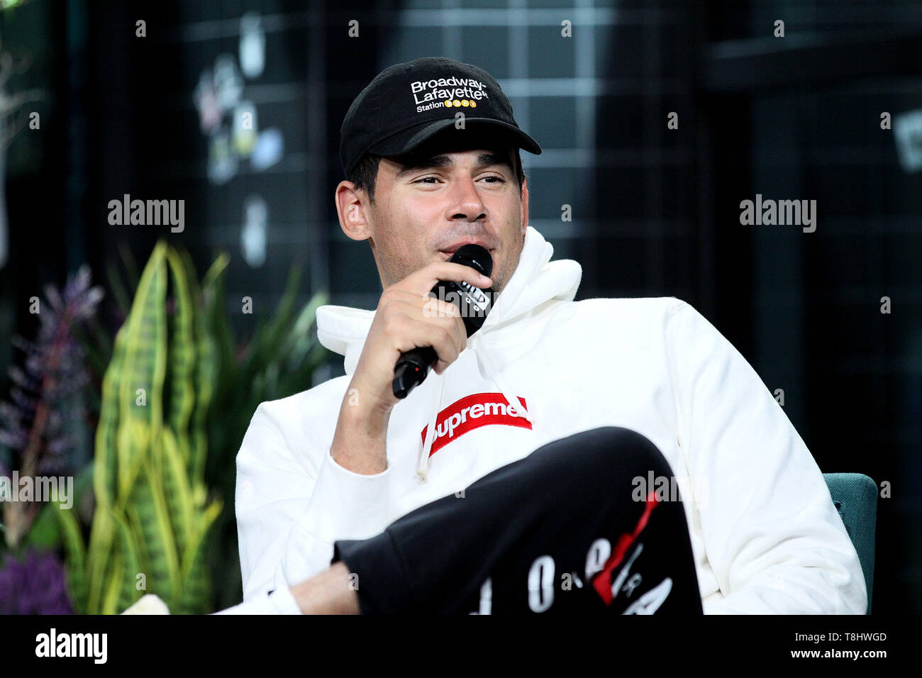 New York, USA. 13 May, 2019. Afrojack at the BUILD Series with Afrojack, discussing his take on the current state of dance music at BUILD Studio. Credit: Steve Mack/Alamy Live News Stock Photo