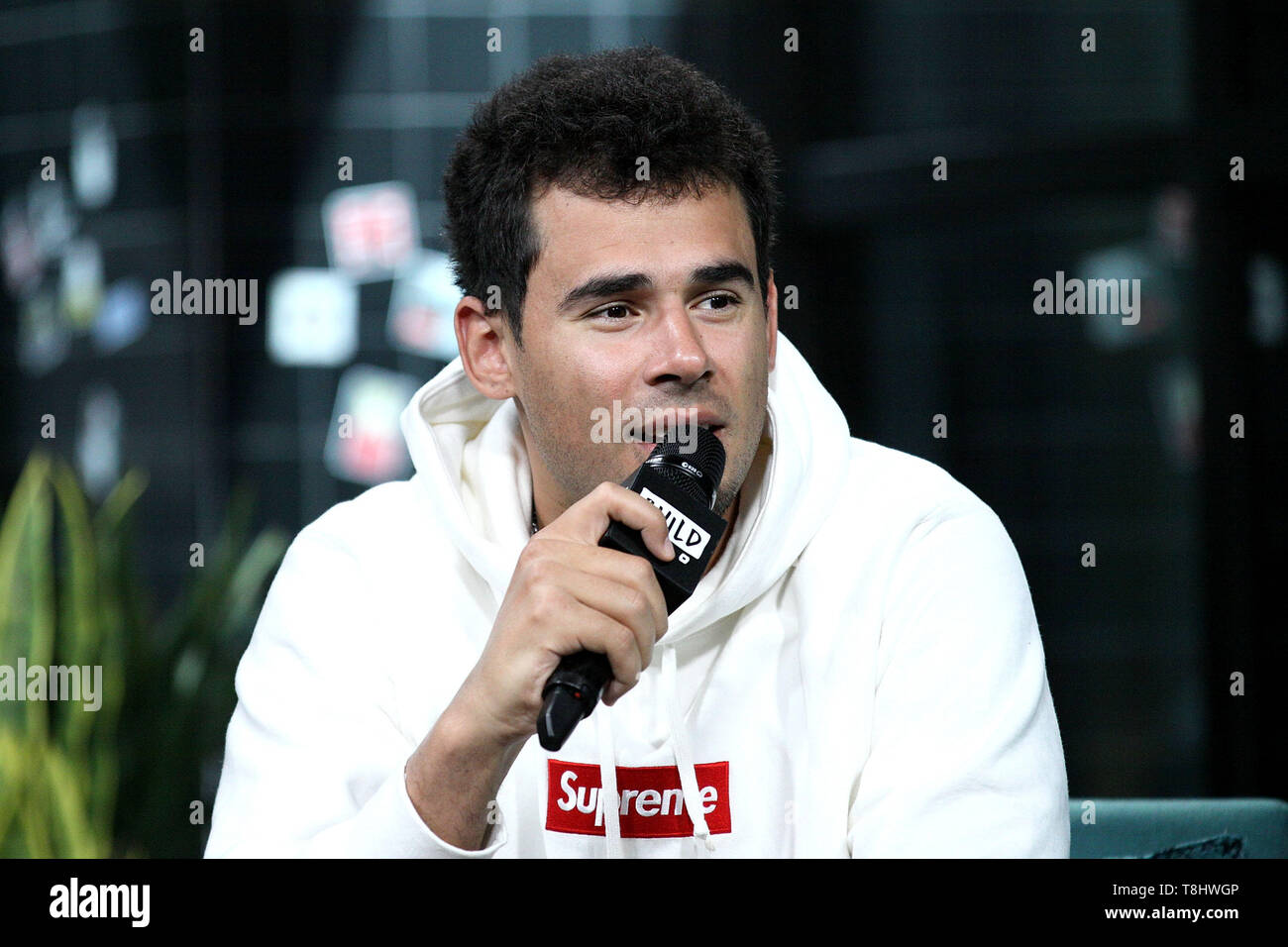 New York, USA. 13 May, 2019. Afrojack at the BUILD Series with Afrojack, discussing his take on the current state of dance music at BUILD Studio. Credit: Steve Mack/Alamy Live News Stock Photo