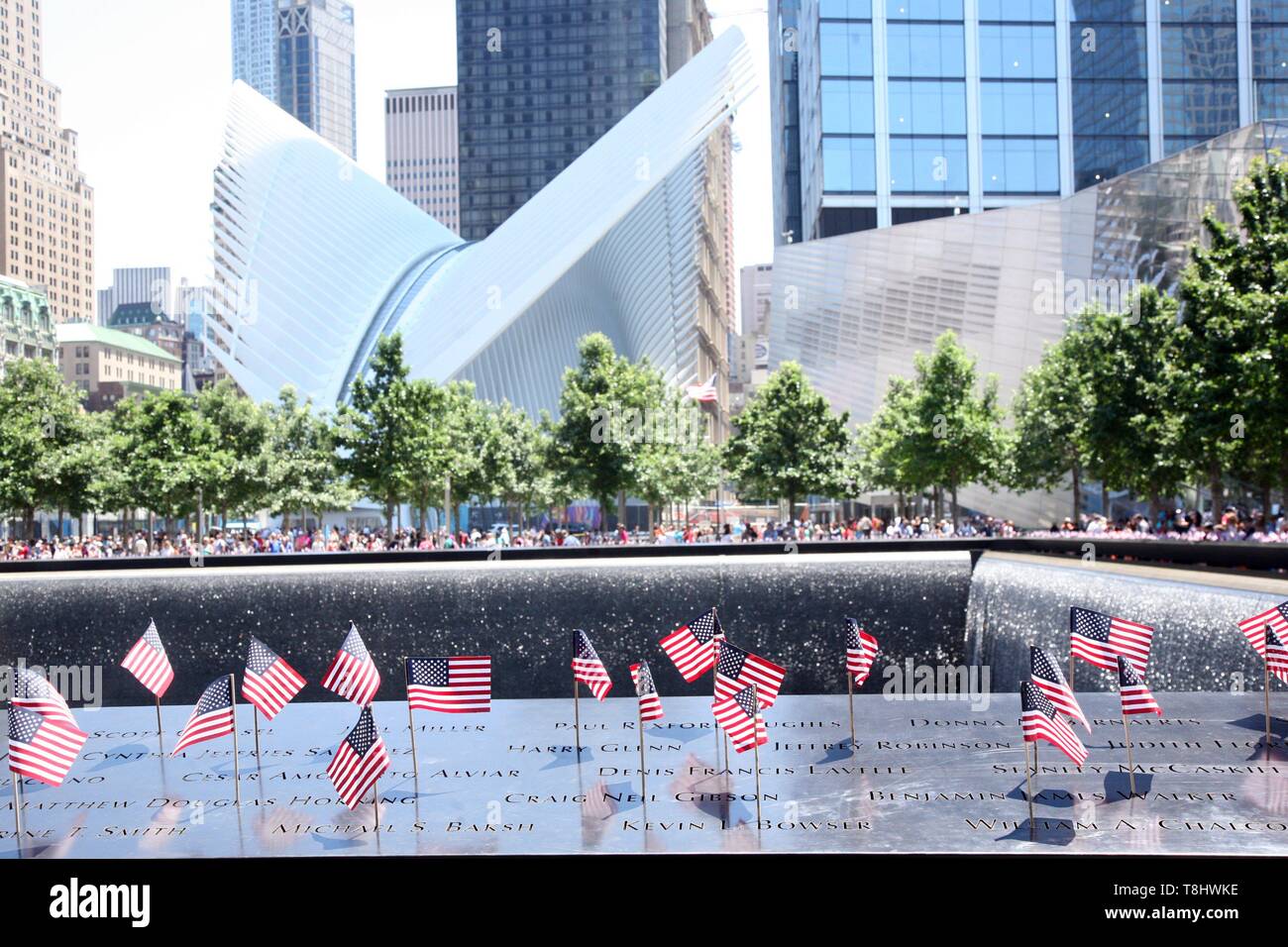 New York, NY, USA. 13th. May, 2019. FILE PHOTO. The Oculus, a soaring $4  billion Santiago Calatrava-designed bird-like transit-hub at the World  Trade Center site which opened on March 3, 2016, has