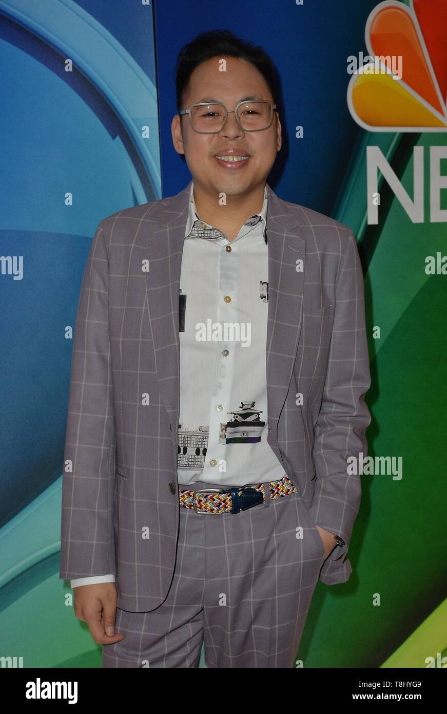 Nico Santos at arrivals for NBC Entertainment Upfronts 2019, The Four Seasons, New York, NY May 13, 2019. Photo By: Kristin Callahan/Everett Collection Stock Photo