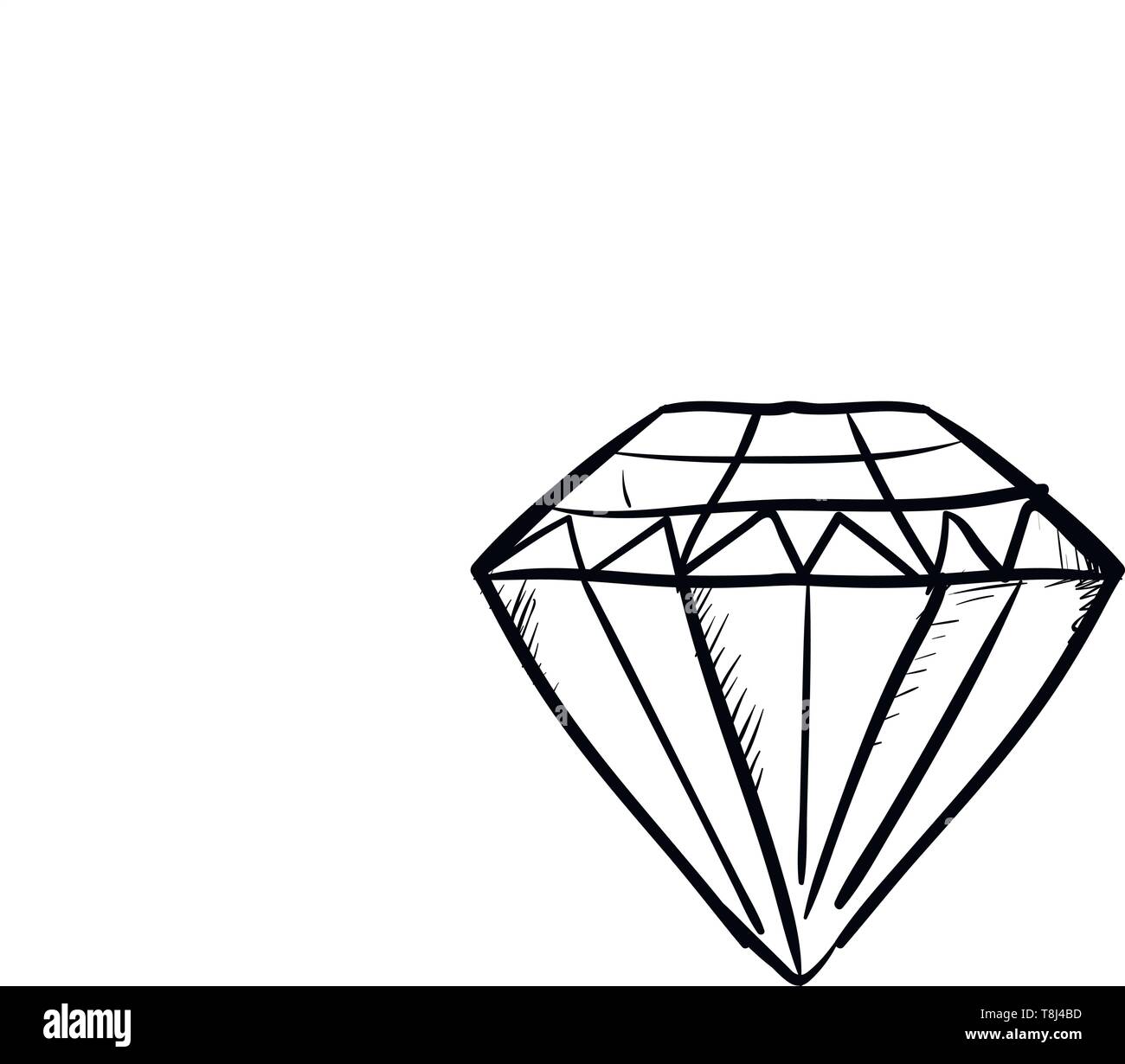 How to Draw a Diamond - Easy Drawing Art