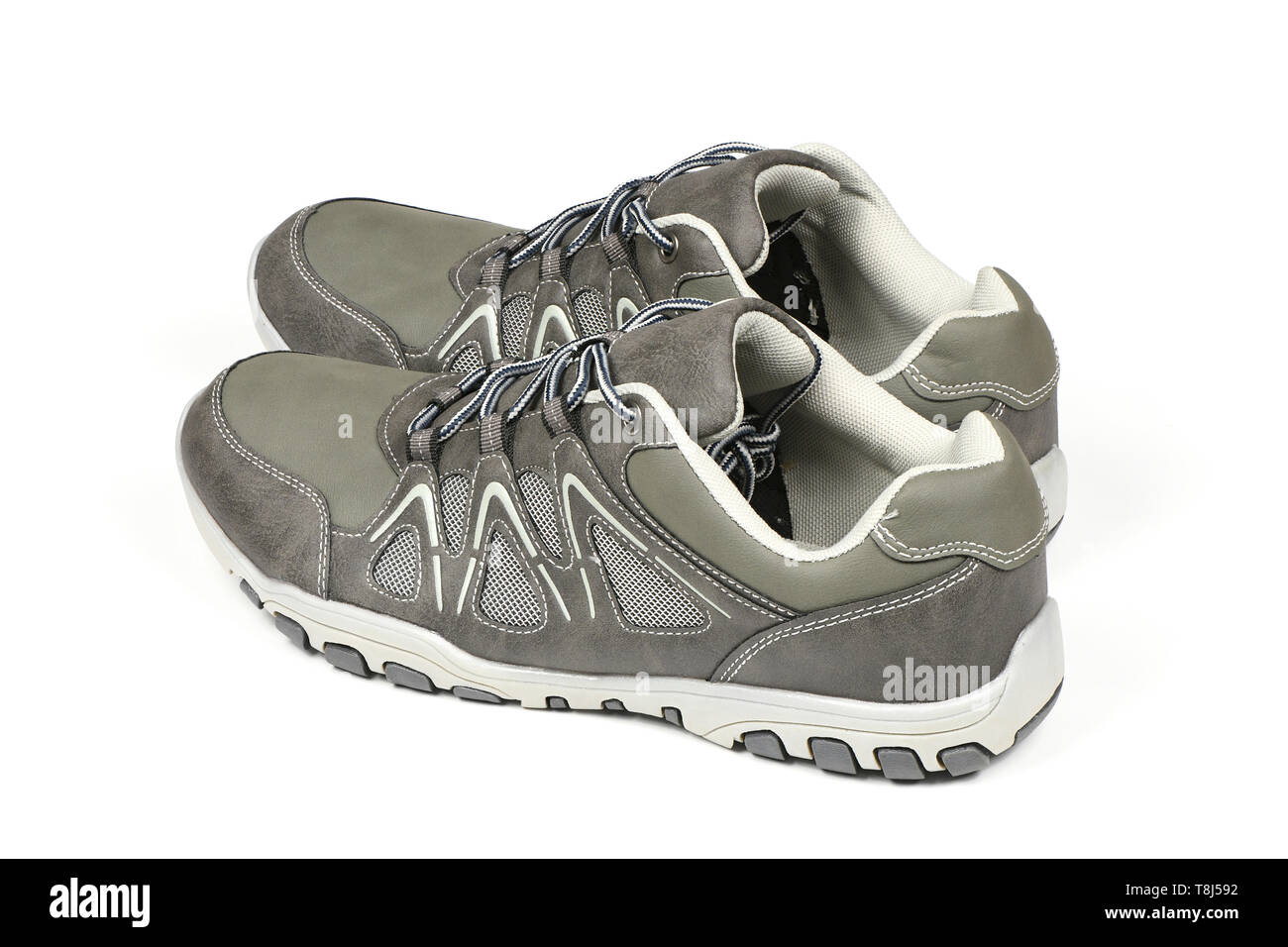 Modern Stripe Sneaker - Grey/Green main image 0