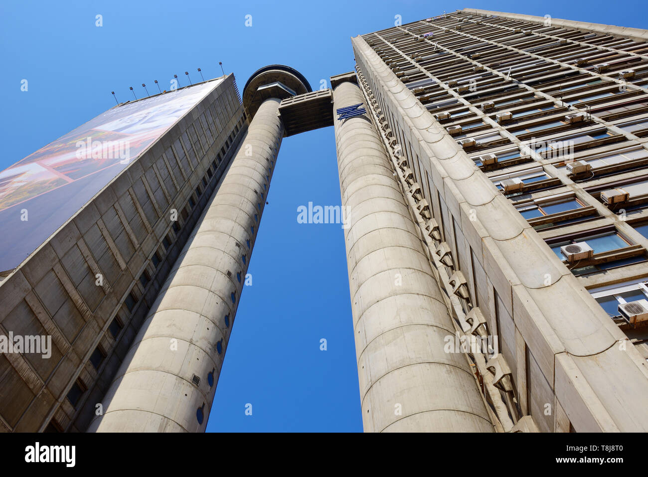 Genex Tower, Western City Gate, Belgrade, Serbia Stock Photo