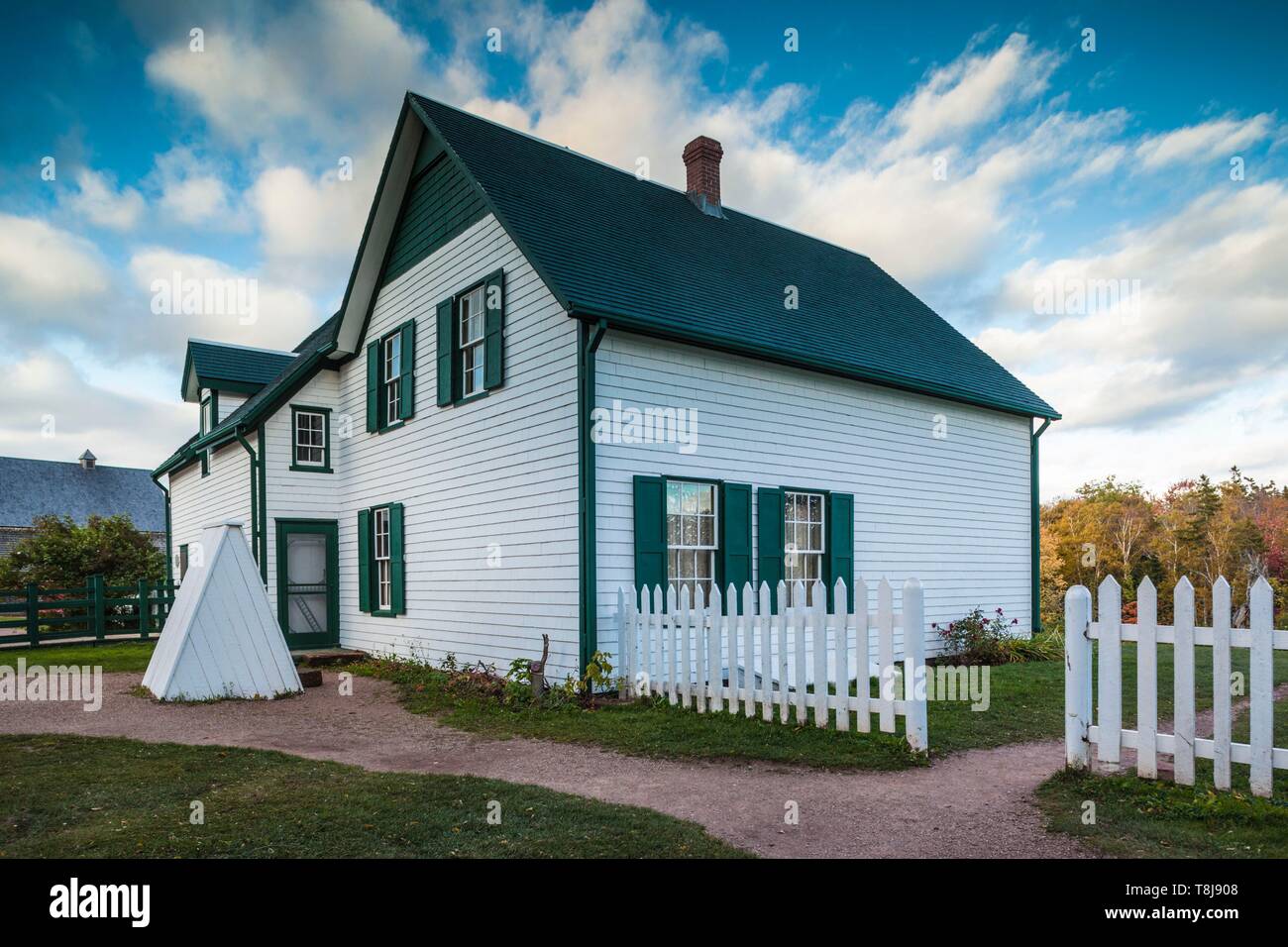 Canada, Prince Edward Island, Cavendish, Green Gables House, former home of Anne of Green Gables author Lucy Maud Montgomery Stock Photo