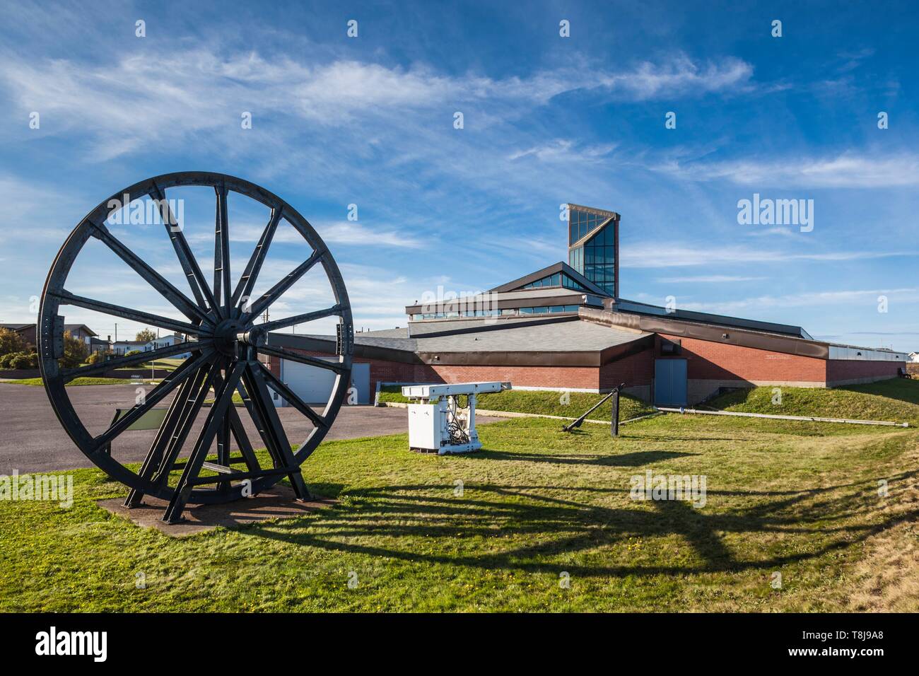 Canada, Nova Scotia, Glace Bay, Cape Breton Miners Museum, coal mining history museum, exterior