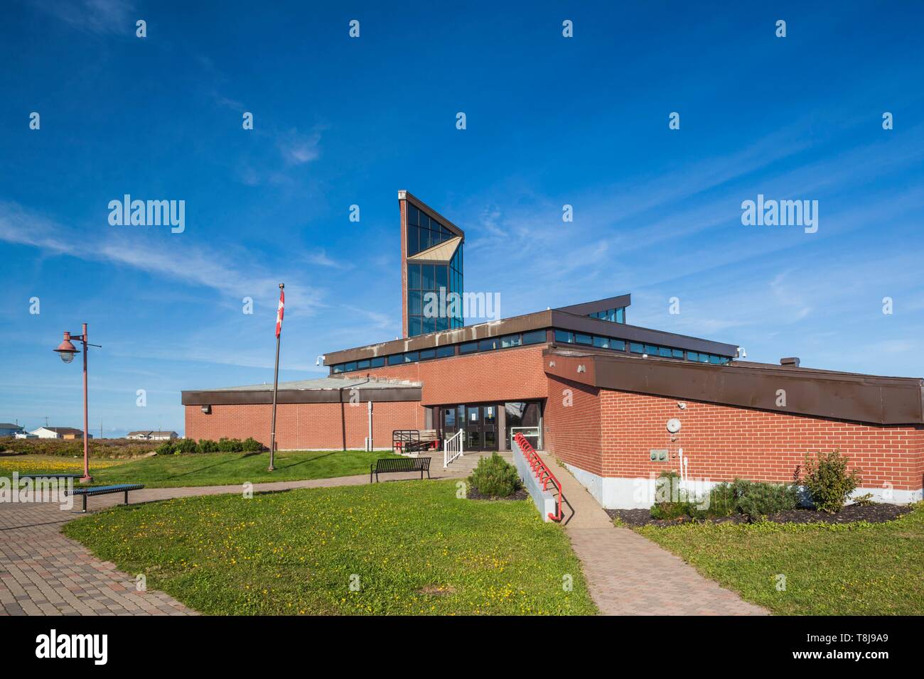 Canada, Nova Scotia, Glace Bay, Cape Breton Miners Museum, coal mining history museum, exterior