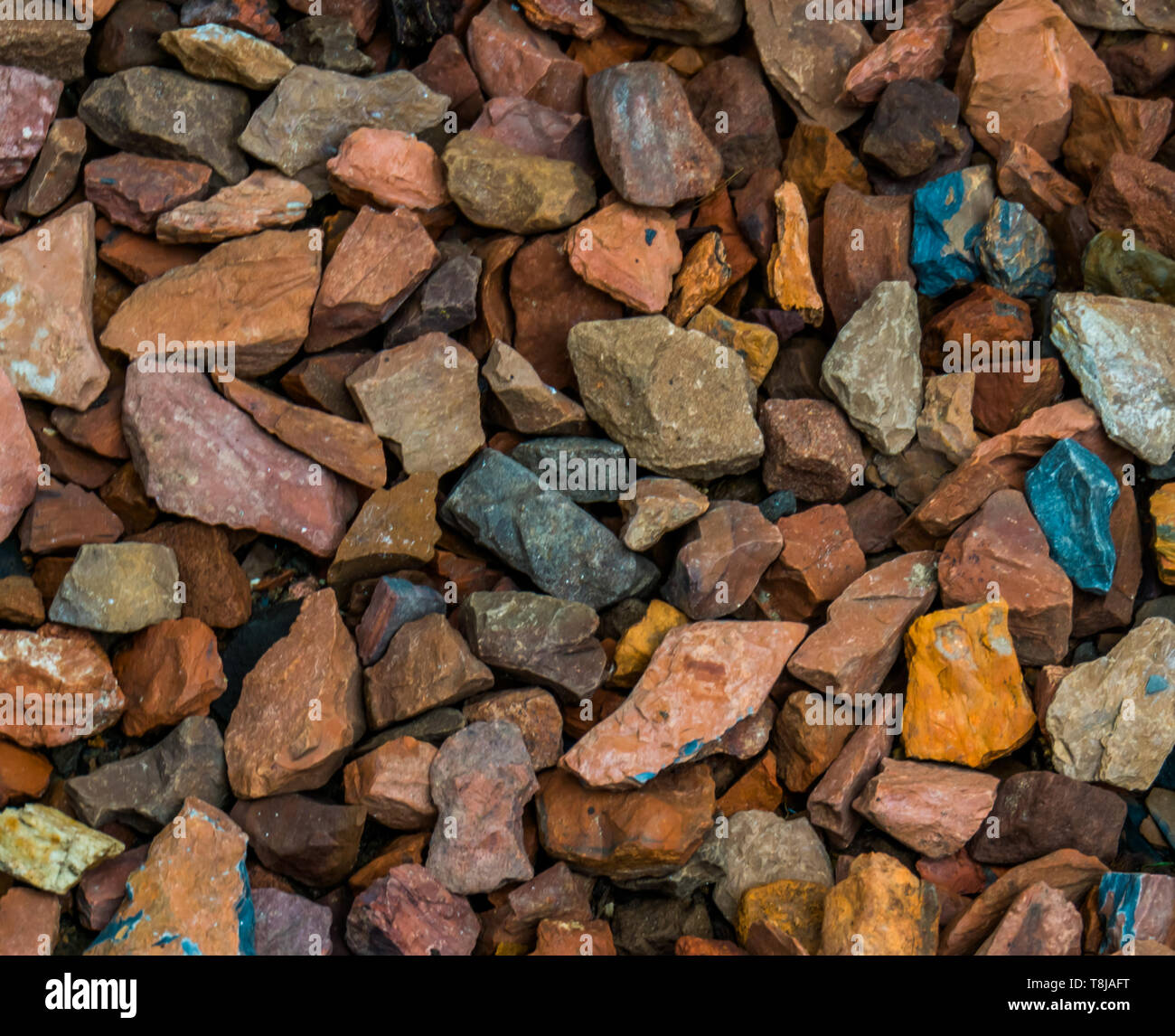 Pattern Of Small Gravel Rocks Garden Decorations For Walking