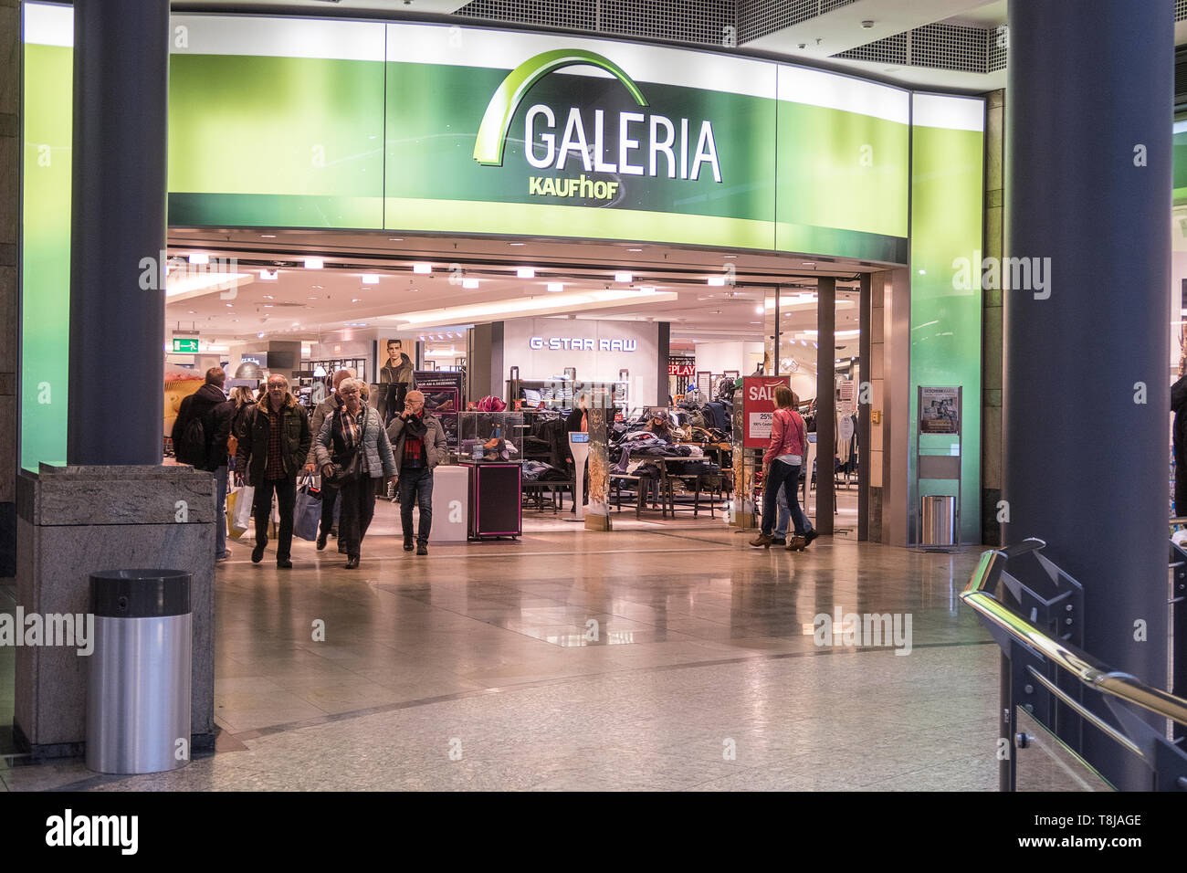 Oberhausen, Germany - december 8, 2018; Front of the galeria Kaufhof store  in Centre O a big and popular shopping mall in Oberhausen, Germany Stock  Photo - Alamy