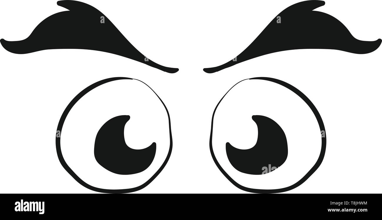 Angry Eyebrows Drawing