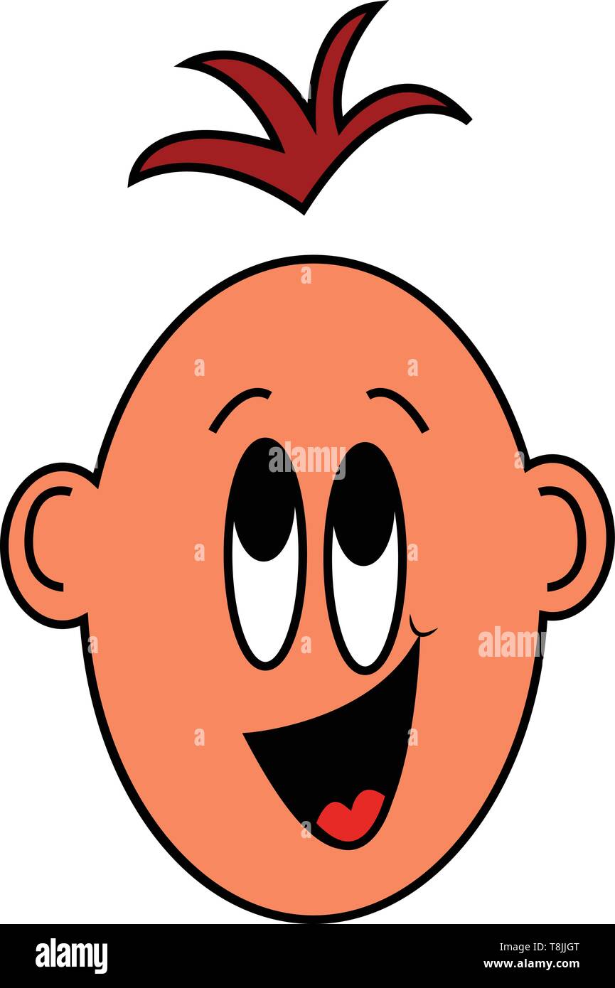 Cute Boy Brown Hair Drawing picshenanigan