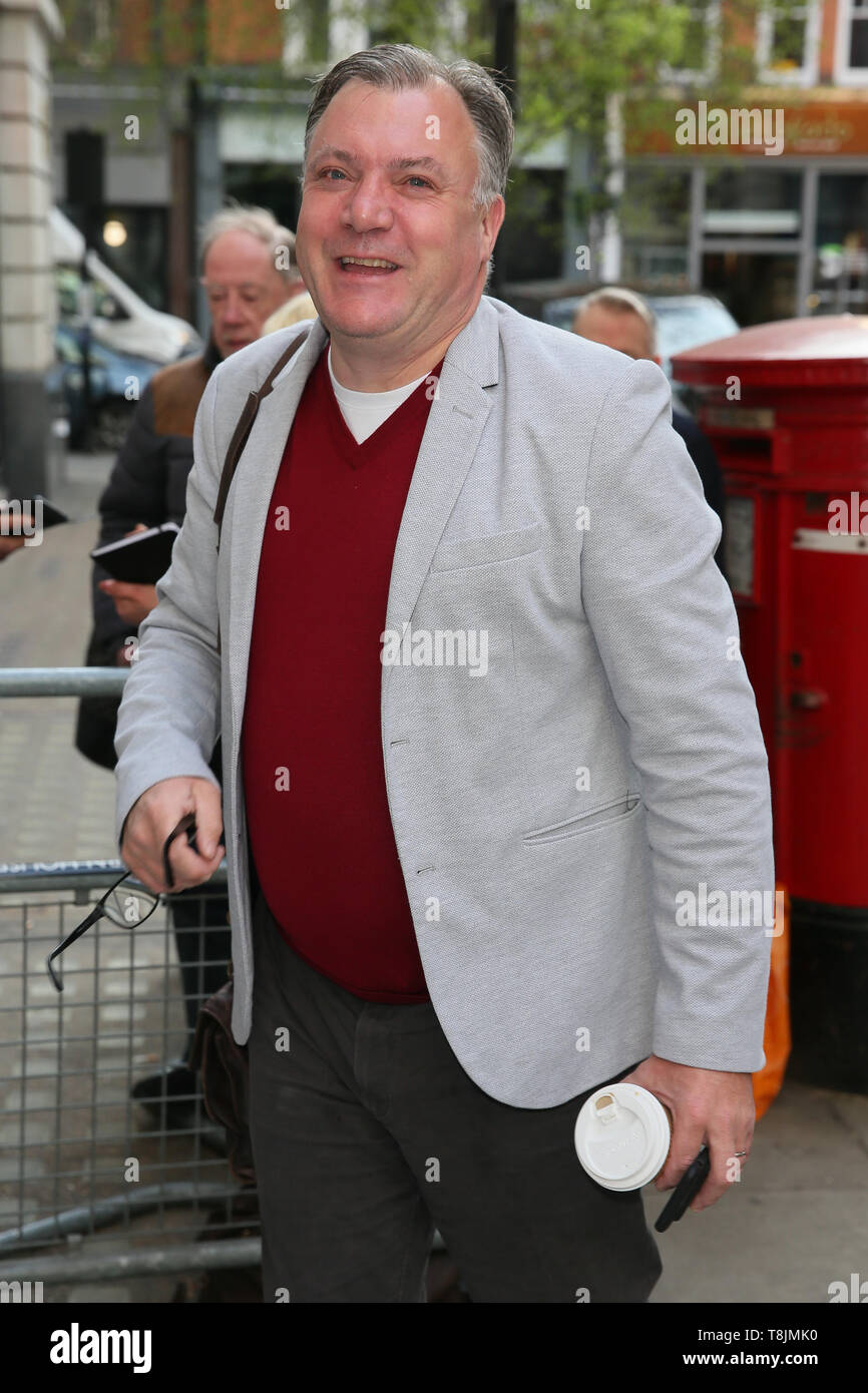 Ed Balls seen arriving at BBC Radio Two studios - London  Featuring: Ed Balls Where: London, United Kingdom When: 12 Apr 2019 Credit: WENN.com Stock Photo