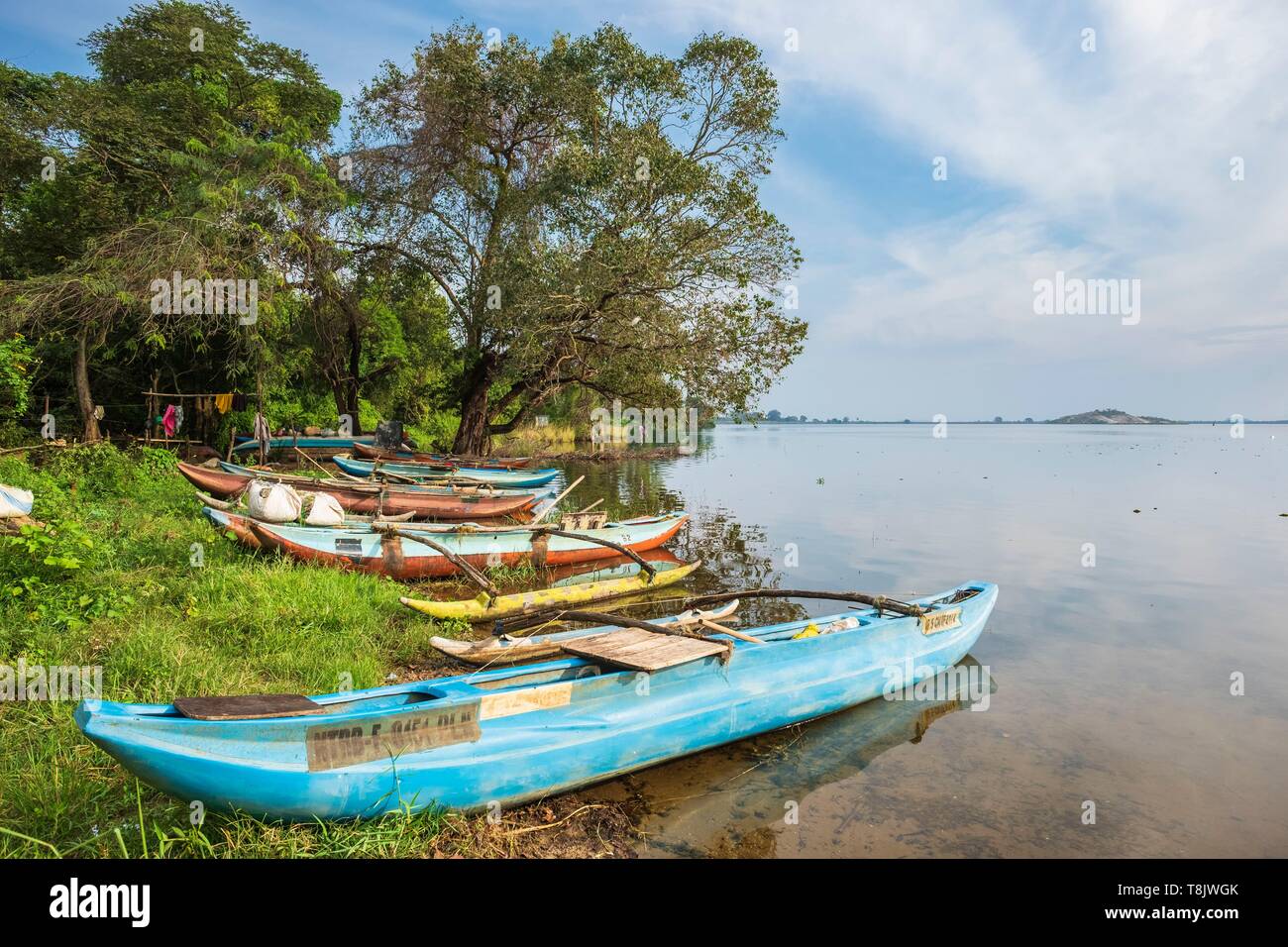 Sri Lanka, North Central Province, Polonnaruwa, Parakrama Samudra lake  Stock Photo - Alamy, image size:1300x956