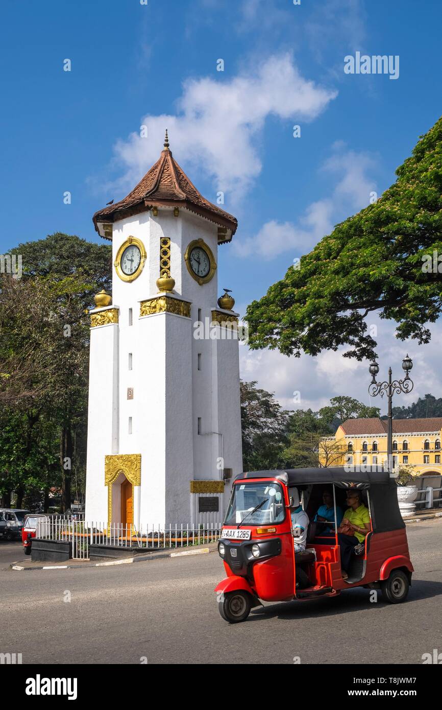 Sri Lanka, Central province, Kandy, a World Heritage Site, the Clock