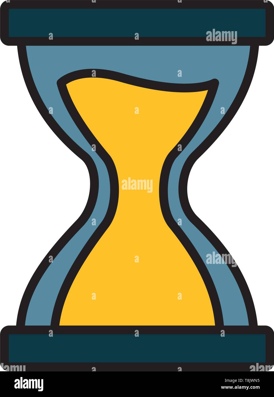 hourglass clock time Stock Vector Image & Art Alamy