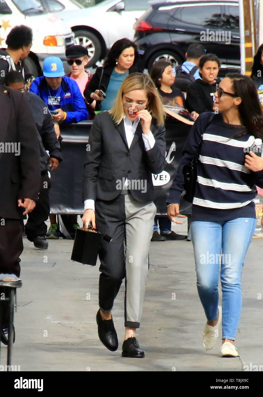 Kiernan Shipka arrives at ABC Studios for an appearance on 'Jimmy