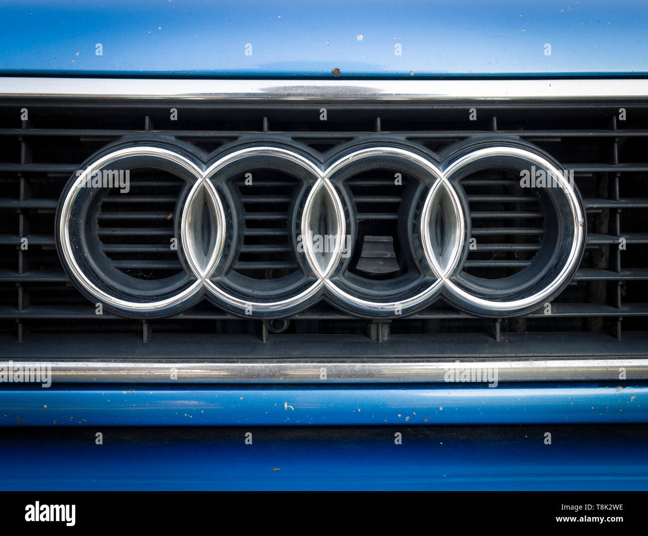 Four rings logo german car hi-res stock photography and images - Alamy