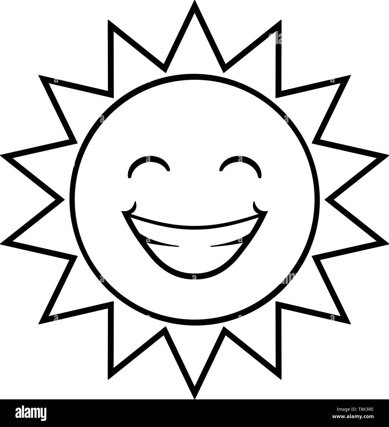 Sun vector icon Stock Vector Image & Art - Alamy