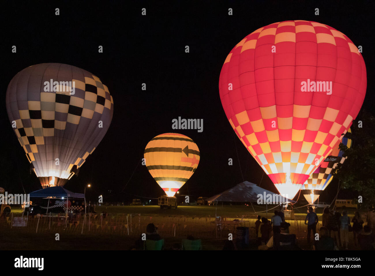 Hot air balloons in Stock Photo Alamy