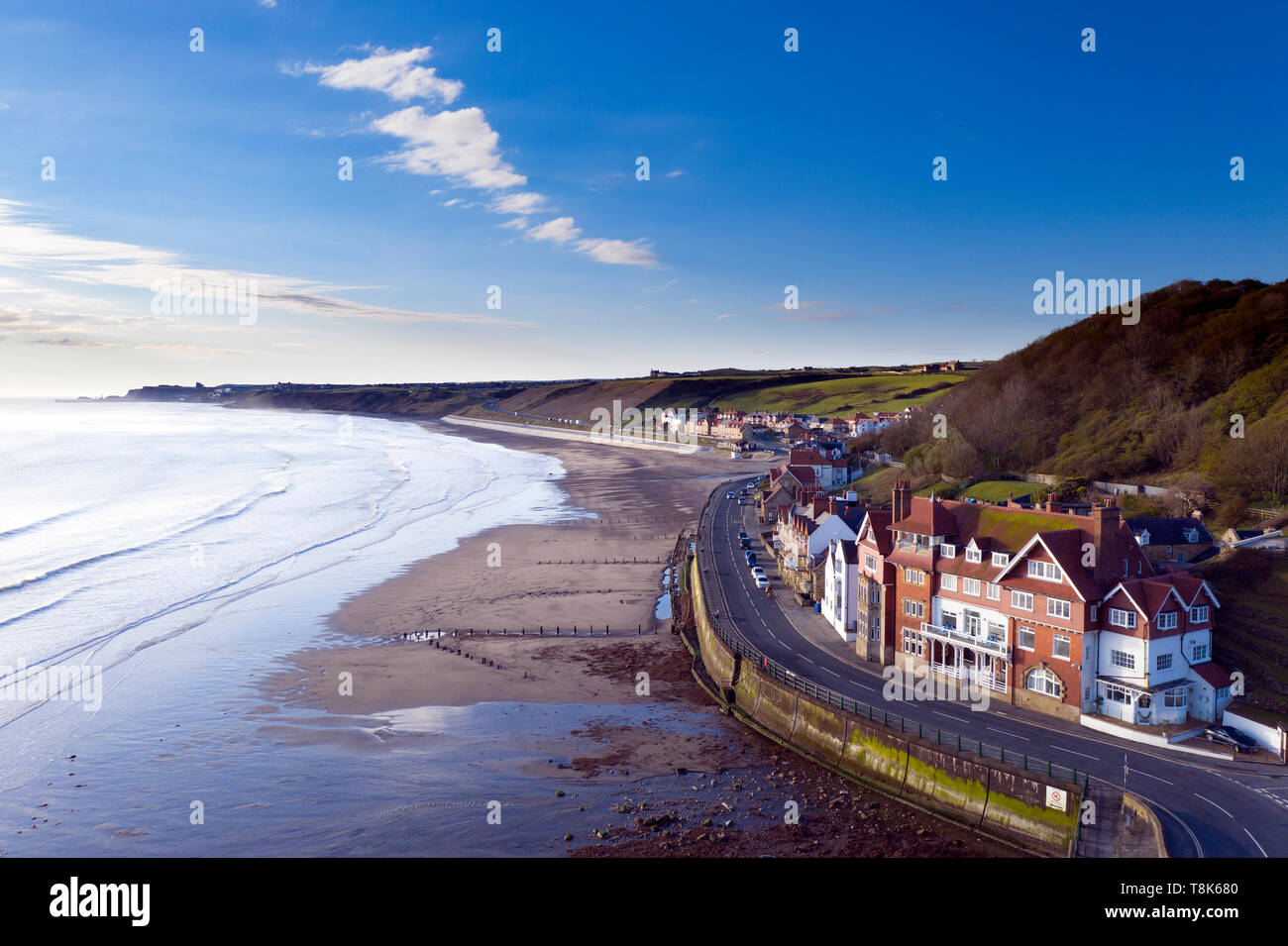 Sandsend Near Whitby North Yorkshire Coast Stock Photo 246284416