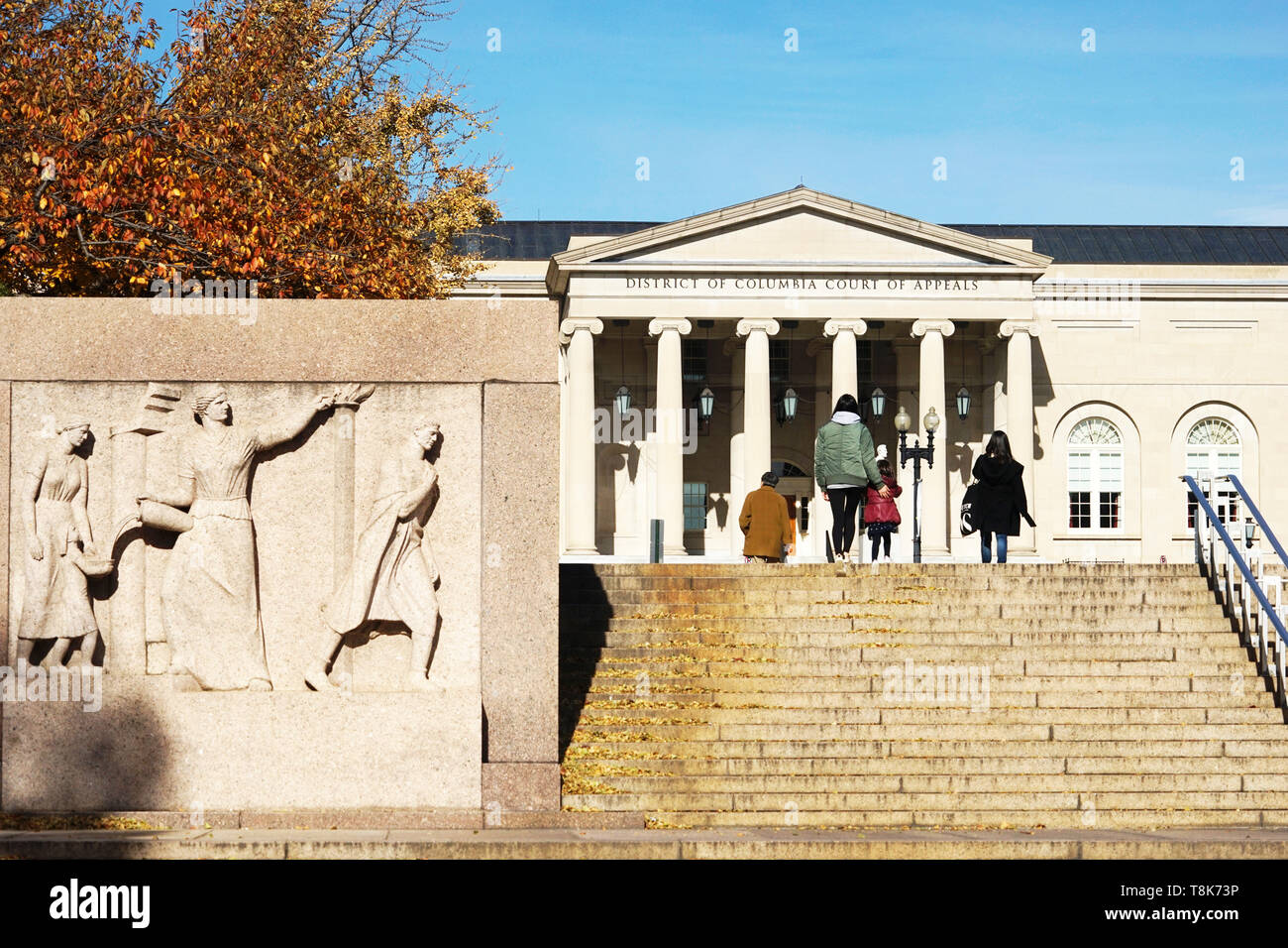 District of Columbia Court of Appeals in Judiciary Square. Washington D.C.USA Stock Photo