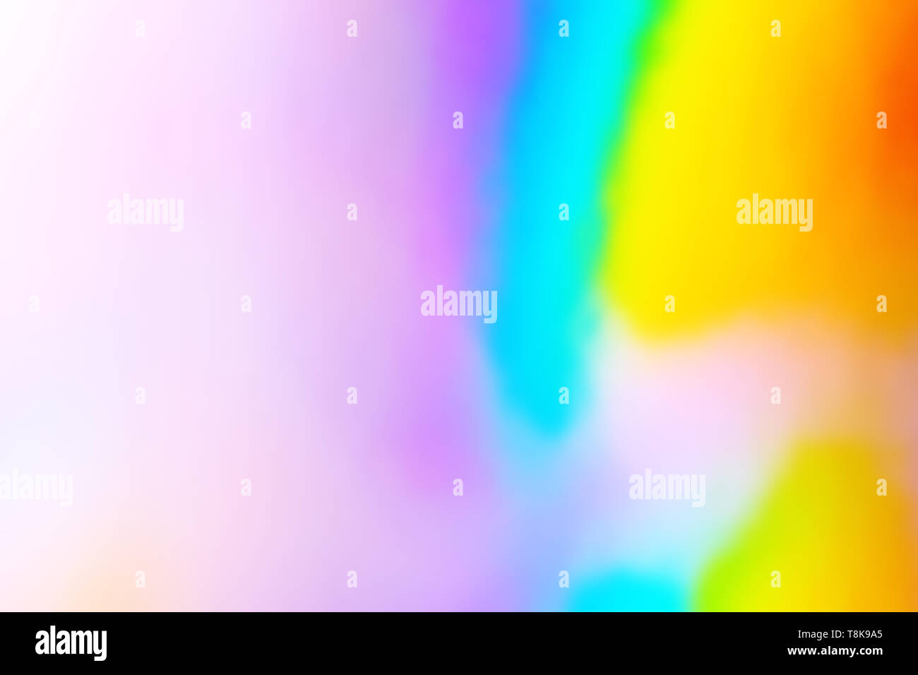 colorful holographic paper with rainbow lights Stock Photo - Alamy