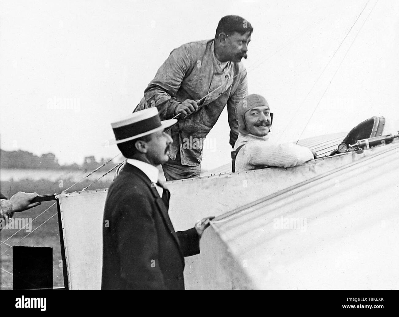 Adolphe Pegoud pilot Stock Photo Alamy