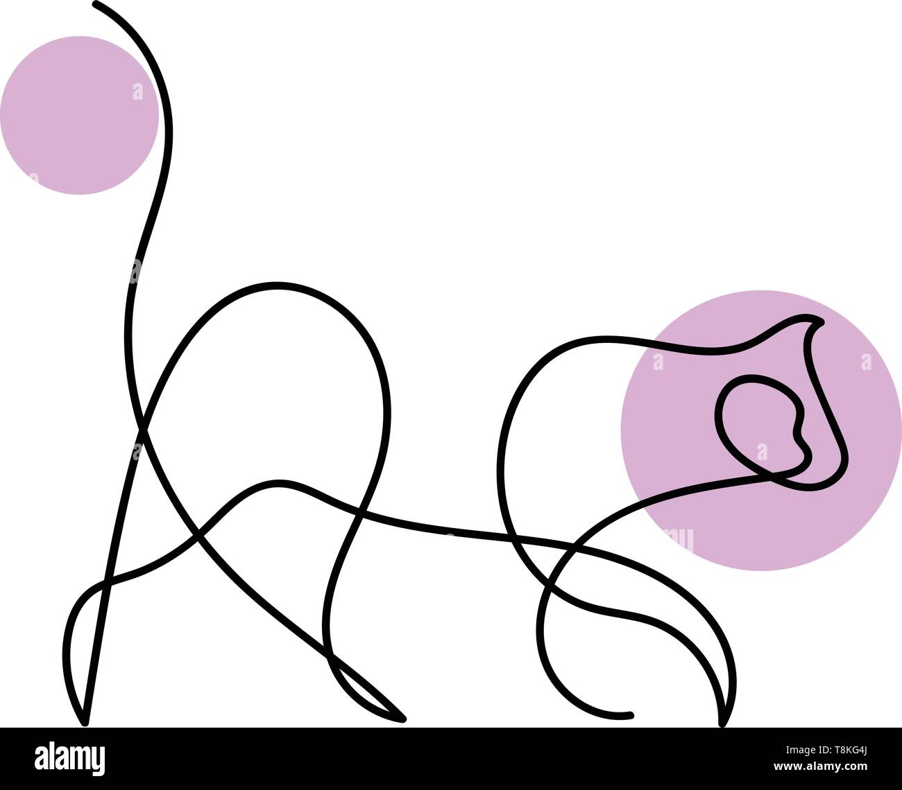 Line art is an art of drawing the shape of something by distinct