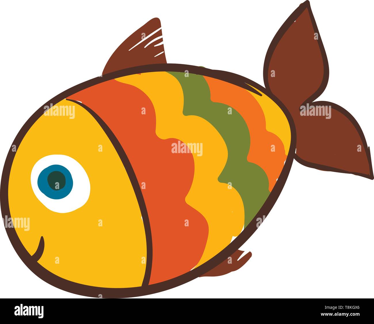 Fish colour Stock Vector Images - Alamy