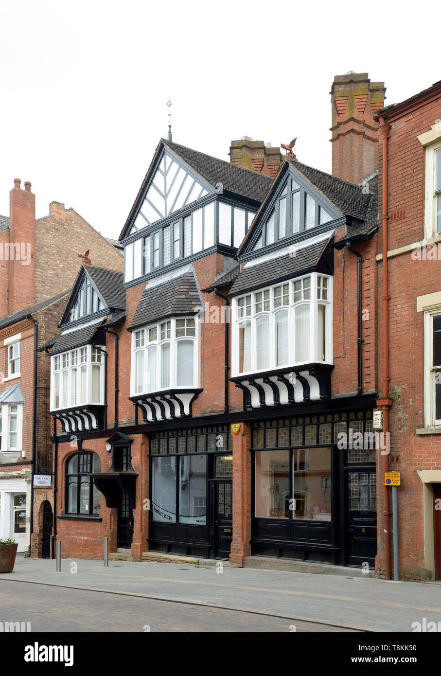 Mock Tudor buildings at Heathcote Street, Nottingham Stock Photo Alamy