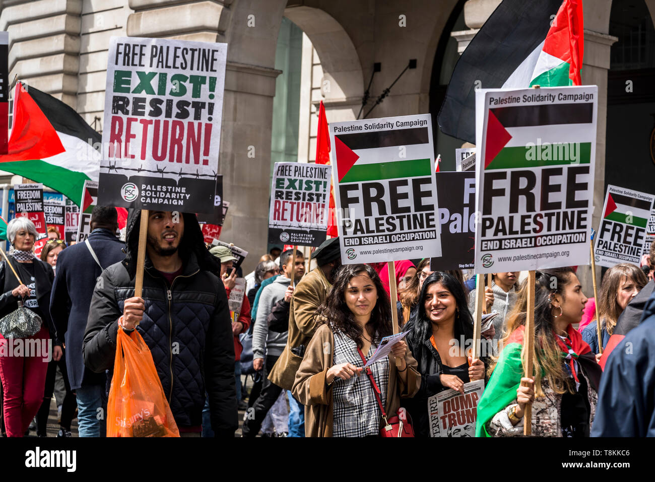 National march for palestine london hi-res stock photography and images