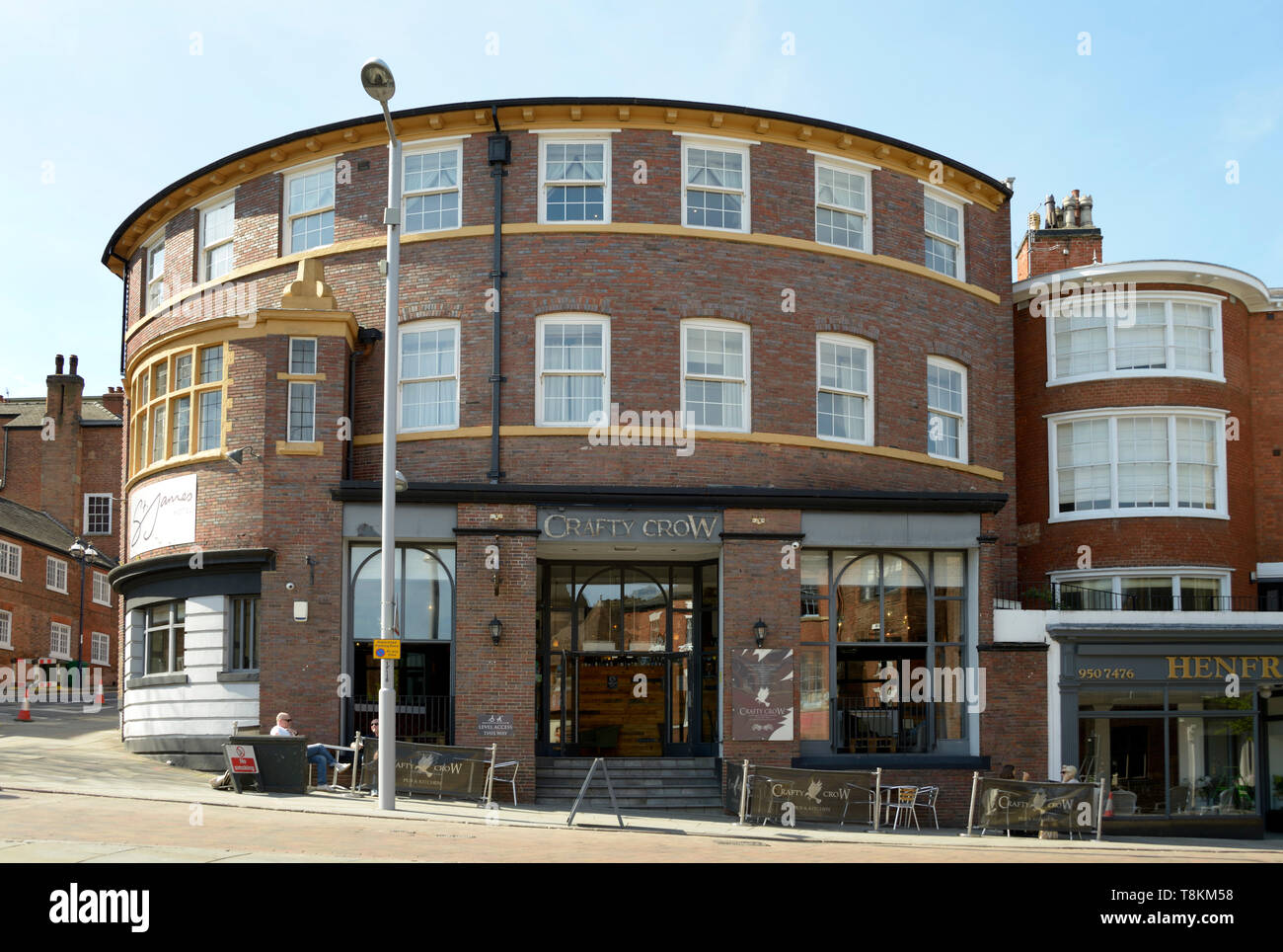 The Crafty Crow Pub, Friar Lane, Nottingham Stock Photo Alamy
