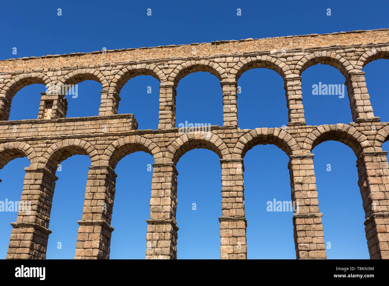 Segovia Aqueduct, ruins of ancient Rome, Segovia, Spain Stock Photo - Alamy