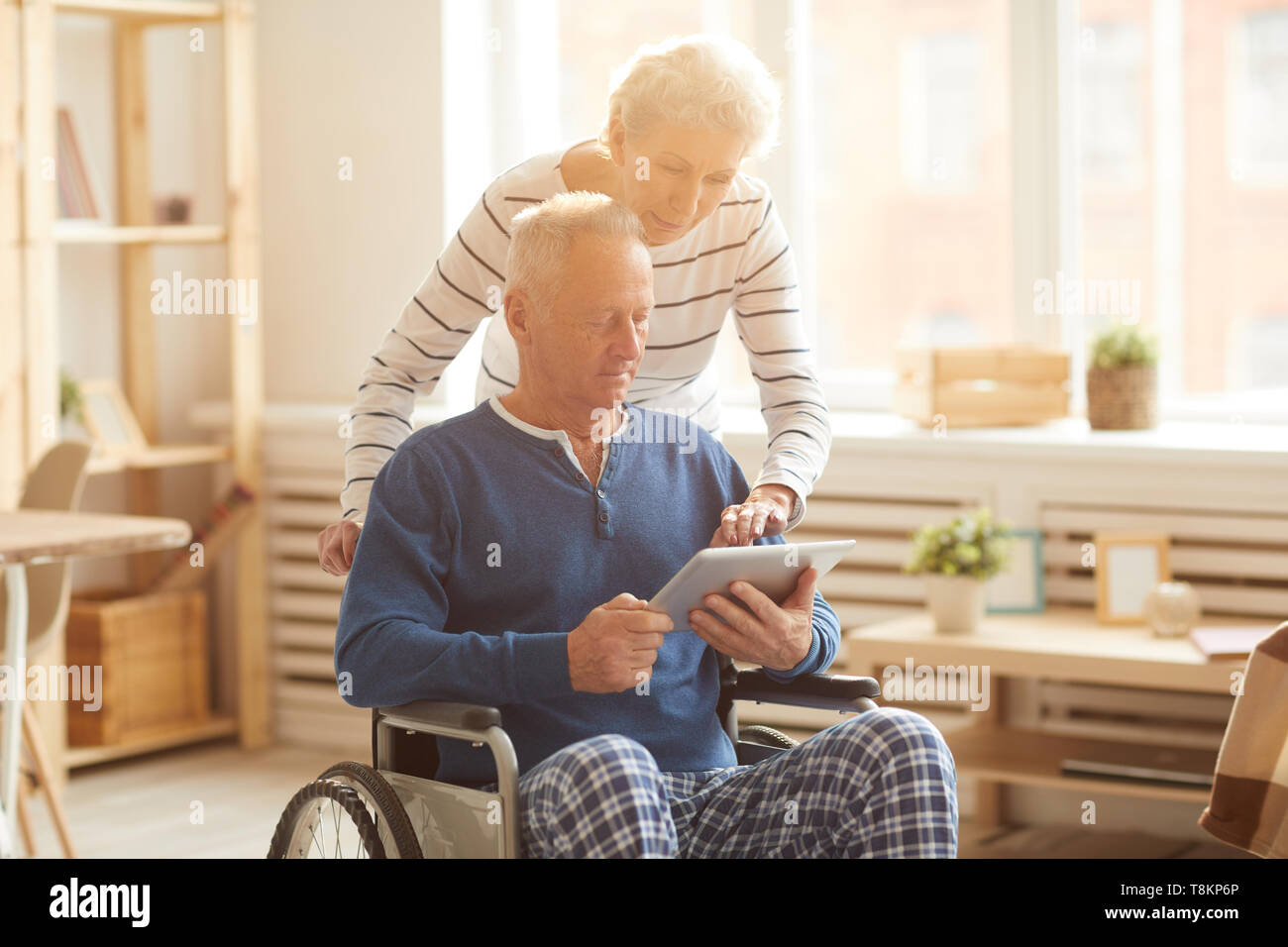 Old man wheelchair hi-res stock photography and images - Alamy