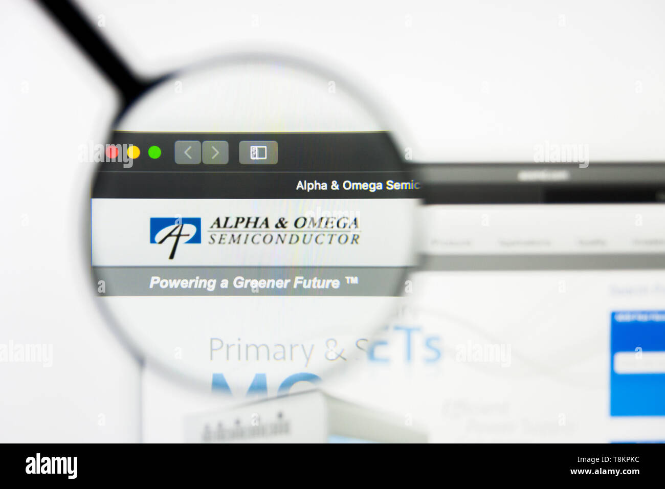 Alpha and omega semiconductor hi res stock photography and images