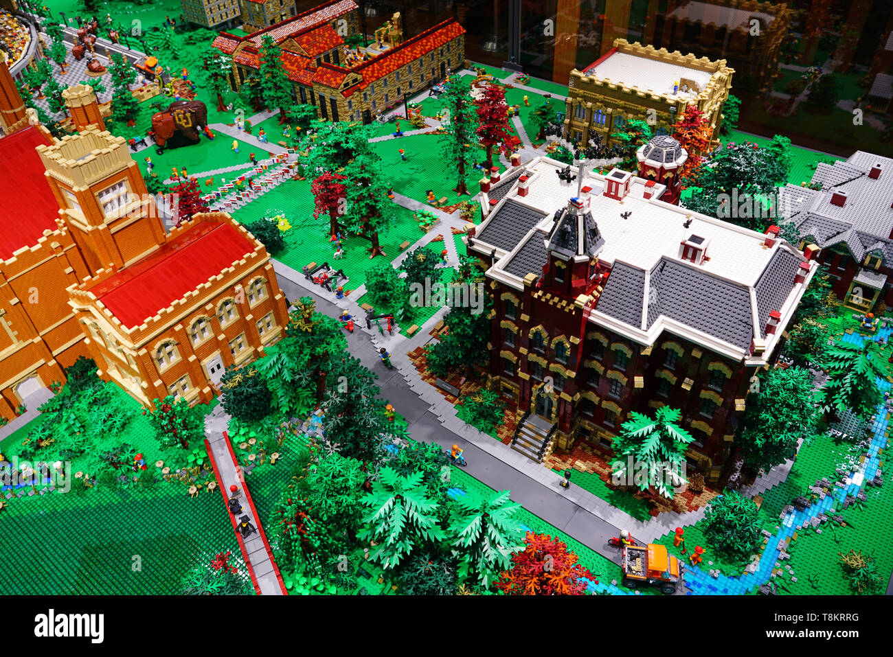 BOULDER, CO -10 MAY 2019- View of a Lego replica model of the college  campus of the University of Colorado Boulder (CU Boulder) made in LEGO  bricks Stock Photo - Alamy