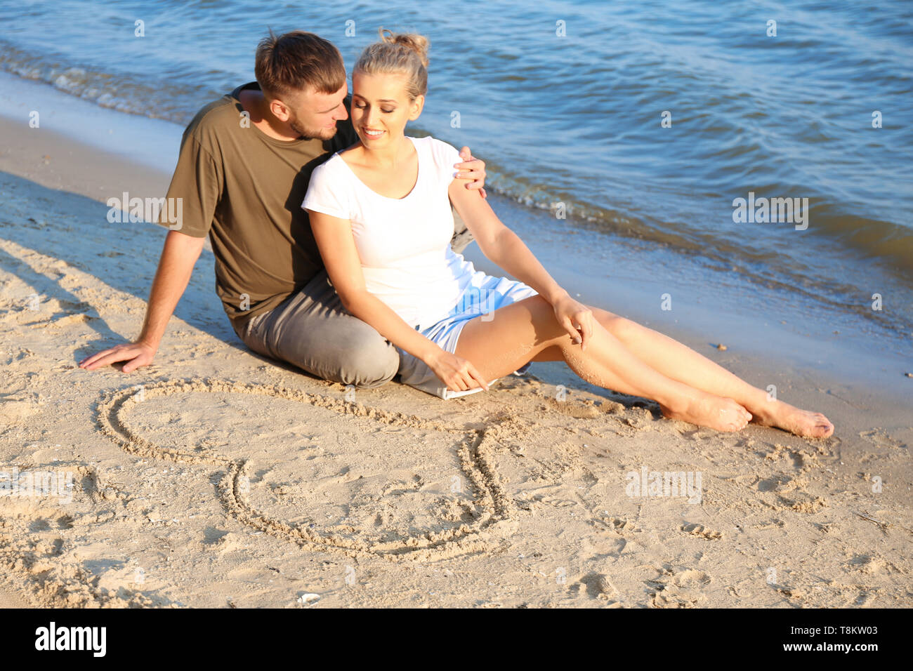 Sunrise couples portraits at the beach - Love + Water