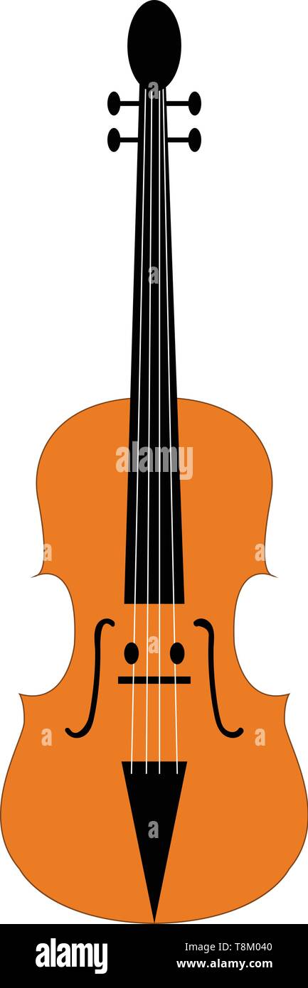 wallpapers Violín Dibujo A Color https www alamy com a brown colored violin with eyes two hands and a smile vector color drawing or illustration image246301552 html