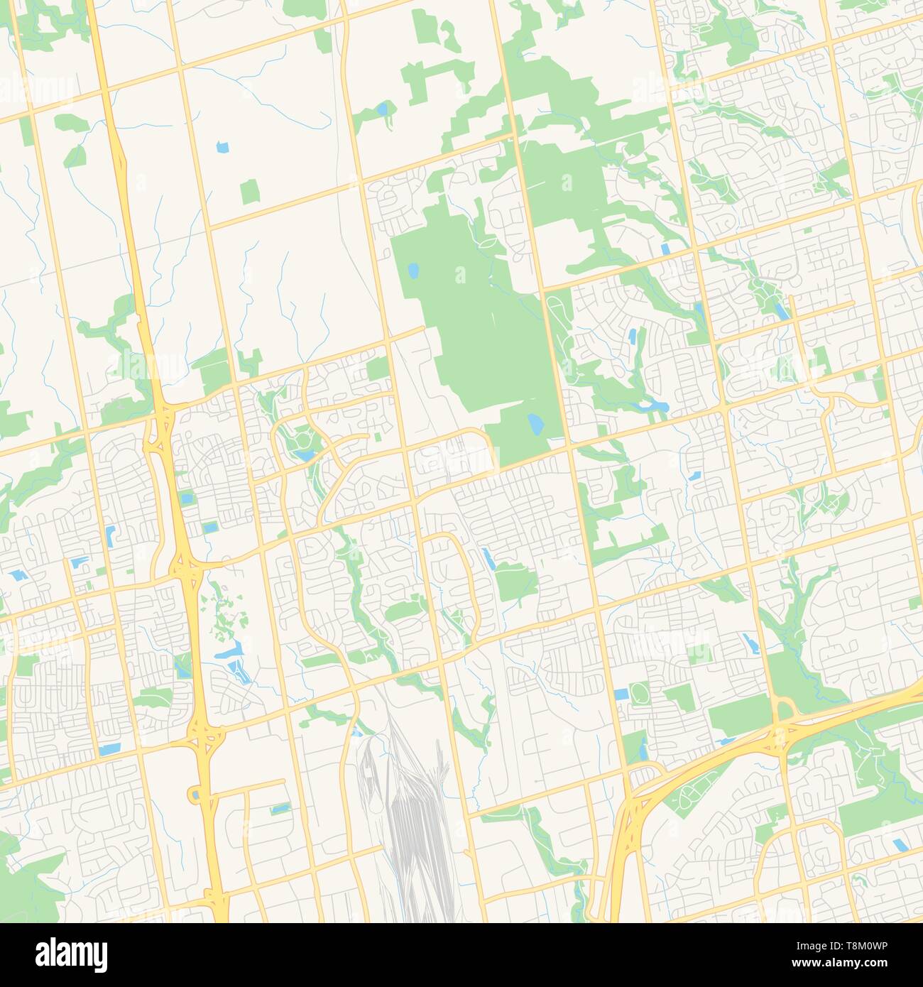 Map Of Vaughan Ontario Empty Vector Map Of Vaughan, Ontario, Canada, Printable Road Map Created In  Classic Web Colors For Infographic Backgrounds Stock Vector Image & Art -  Alamy