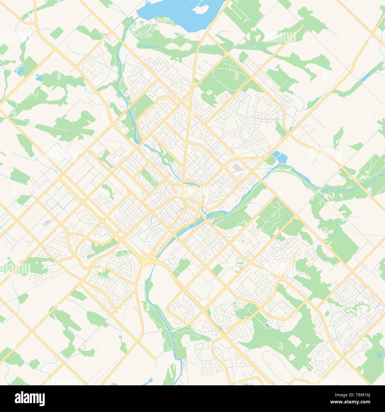 Map Of Guelph Ontario Empty Vector Map Of Guelph, Ontario, Canada, Printable Road Map Created In  Classic Web Colors For Infographic Backgrounds Stock Vector Image & Art -  Alamy