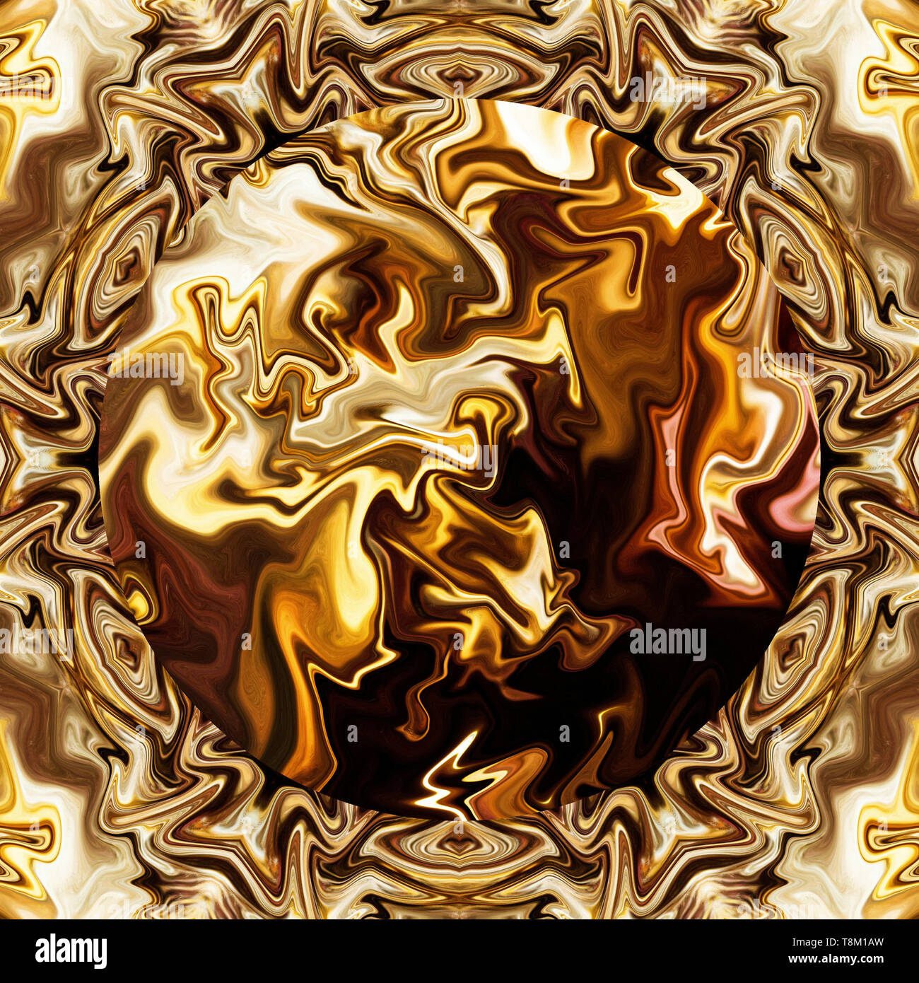 Gold art. Abstract design pattern in rich royal style. Golden color ...