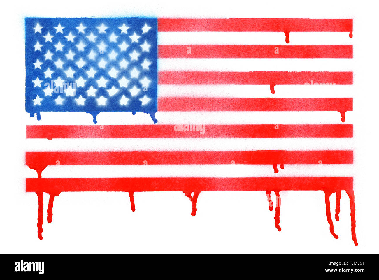American flag spray hires stock photography and images Alamy