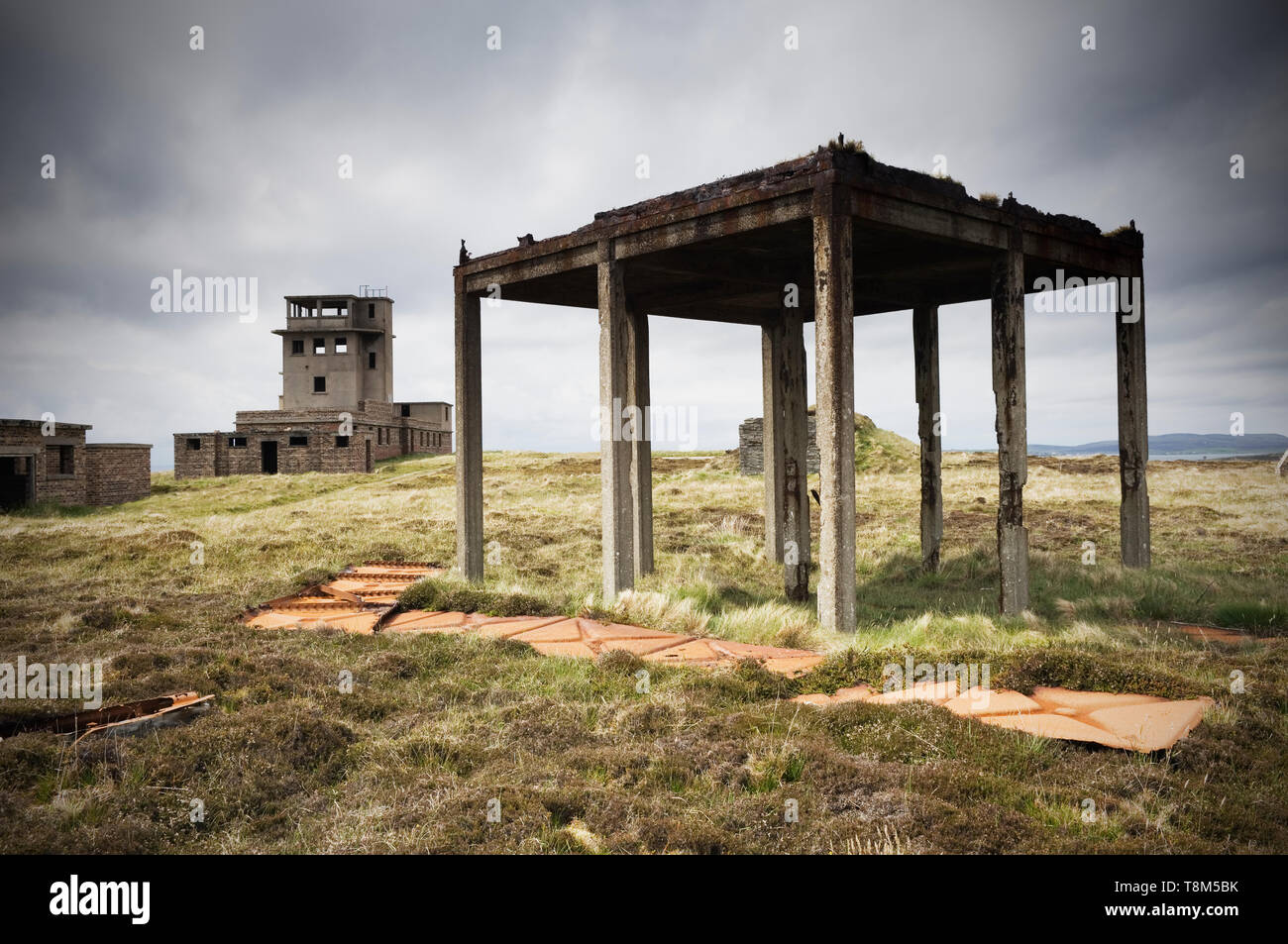 Ruins of Navy Signal Station Stock Photo