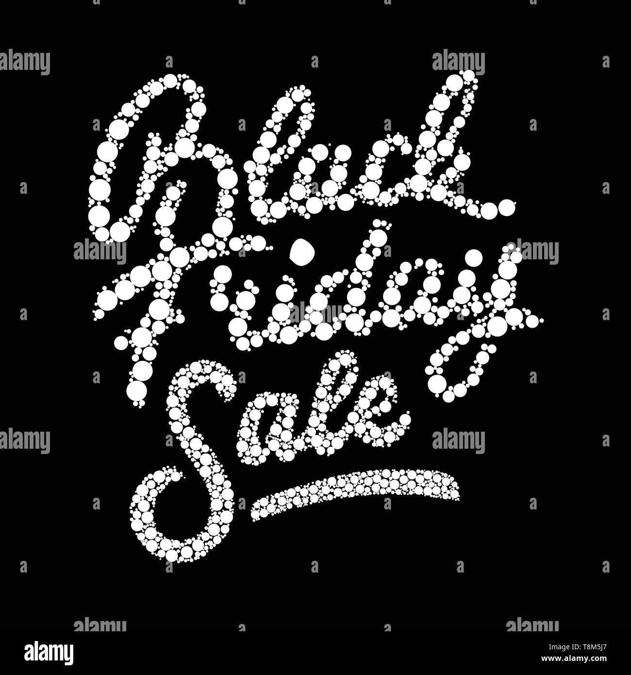 Abstract vector black Friday sale layout background.For art template design Stock Vector