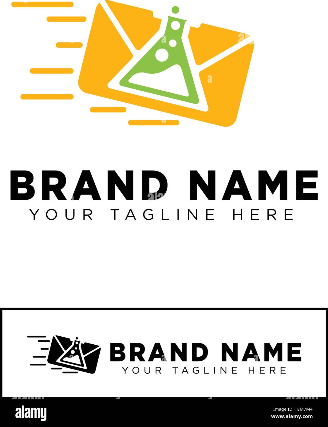 lab message logo template vector illustration icon element vector