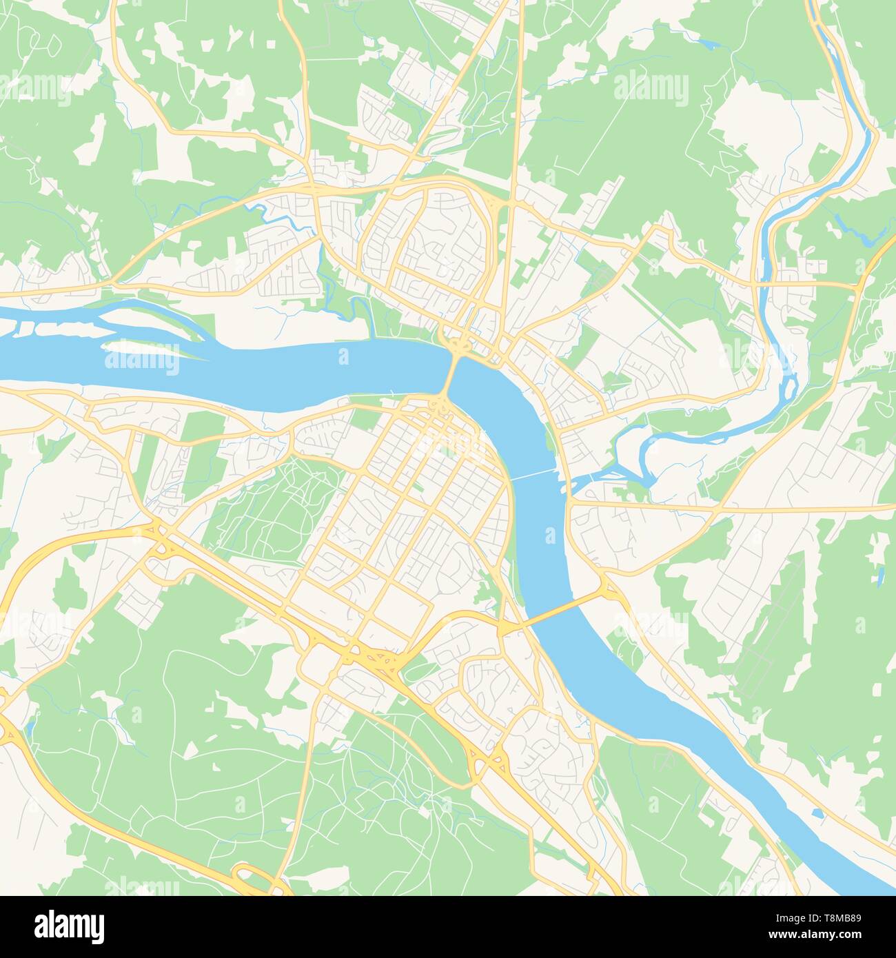 Map Of Fredericton Streets Empty Vector Map Of Fredericton, New Brunswick, Canada, Printable Road Map  Created In Classic Web Colors For Infographic Backgrounds Stock Vector  Image & Art - Alamy