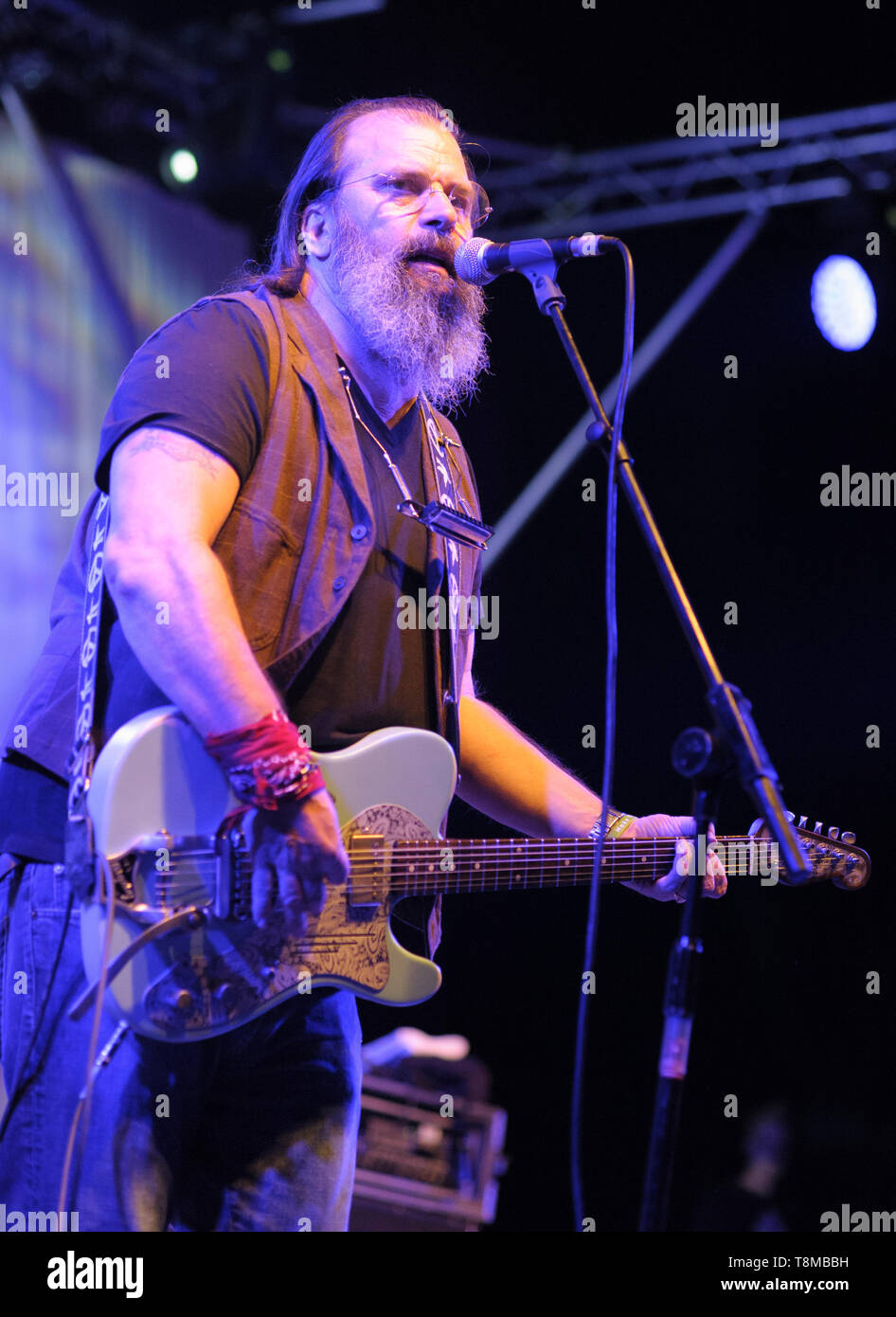 Steve Earle performing at the Wickham Festival,  England, UK. August 16, 2014. Stock Photo