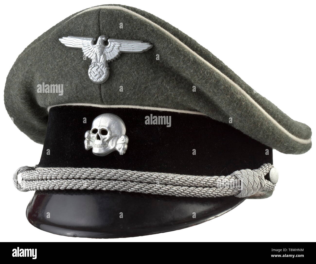 A visor cap for leaders of the Waffen 