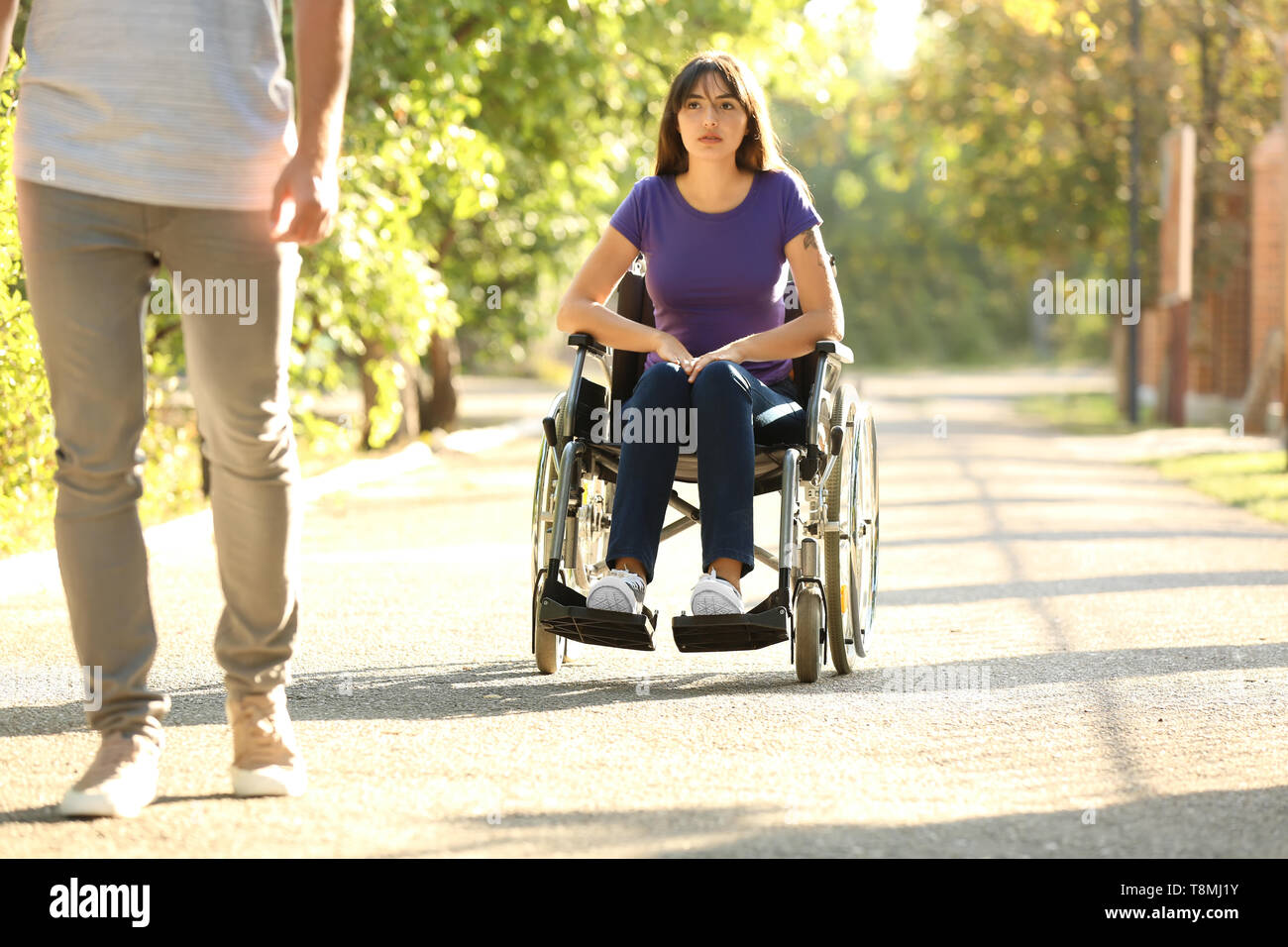 Wheelchair person hi-res stock photography and images - Alamy
